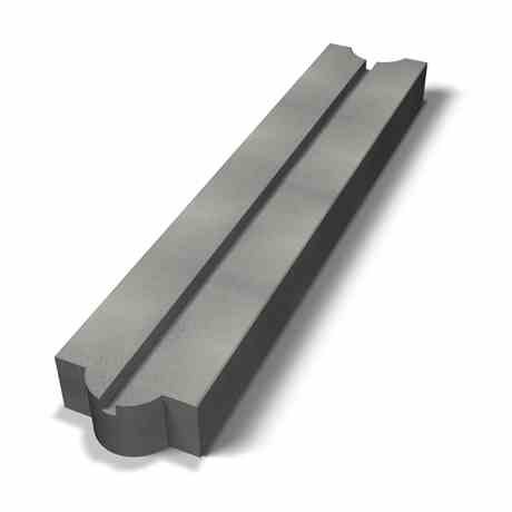 Benders atraminės sienėlės pamatinis blokas Mega 1000x210x100 (Spalva - pilka)